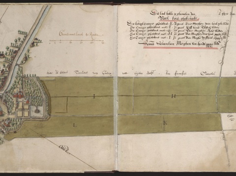 Kaartboek van de bezittingen van de RDO rond de commanderij Maasland