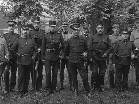 Groepsportret Officieren Te Nieuwersluis (2)