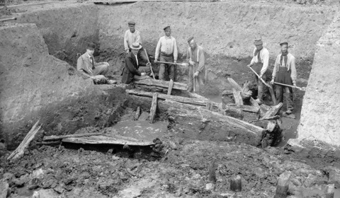 Archeologische opgraving in de Romeinse nederzetting Fectio te Vechten