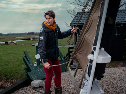 Marloes Stofferis werkt veel met de hand