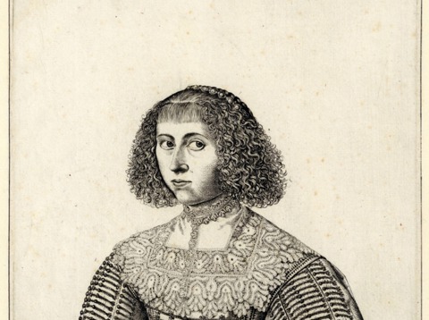 Zelfportret van Anna Maria van Schurman (1607-1678)