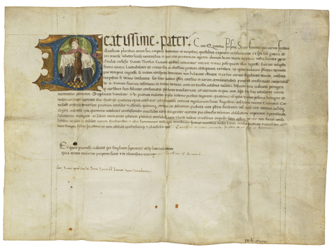 Request van de zusters van St. Maria Egyptiaca aan den paus