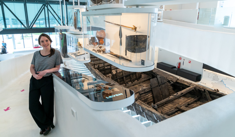 Jet Gardner in Castellum Hoge Woerd