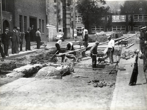 Archeologische opgravingen op het Domplein