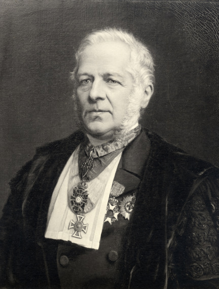 Portret van professor C.H.D. Buys Ballot