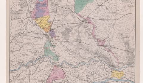 Kaart van de Nieuwe Hollandse Waterlinie