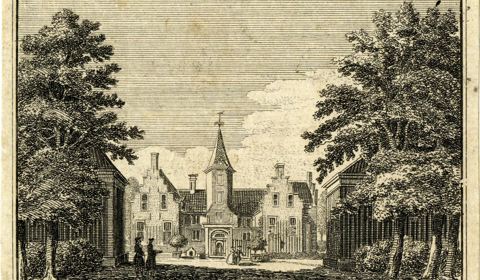 Kasteel Drakenburg in 1744