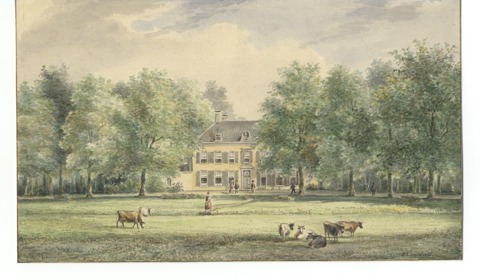 Het huis Oostbroek bij De Bilt