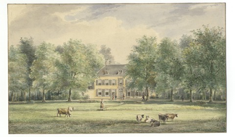 Het huis Oostbroek bij De Bilt