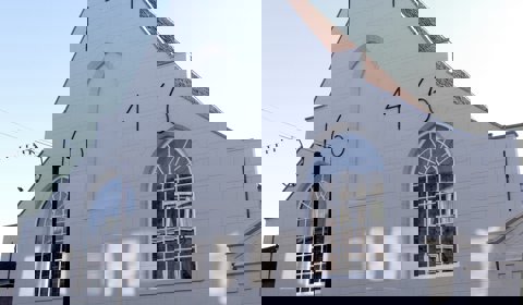 Lutherse kerk Woerden, achterzijde