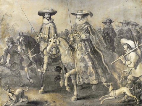 Frederick van de Palts en zijn echtgenote Elisabeth Stuart