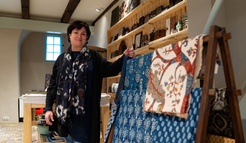 Nathalie in De Katoendrukkerij