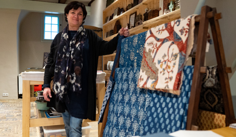 Nathalie in De Katoendrukkerij