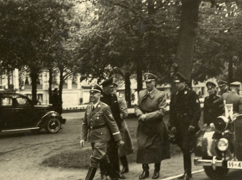 Himmler op de Maliebaan 1942