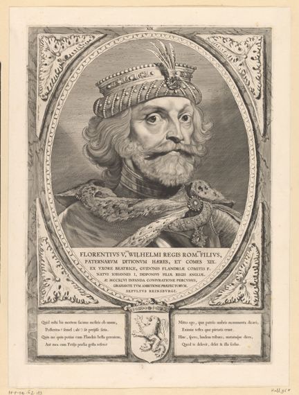 Portret van Floris V