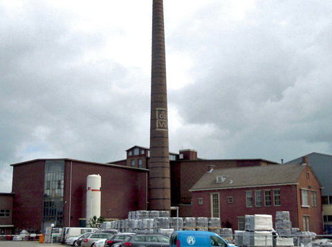 Woerden Dakpannenfabriek Foto Usine