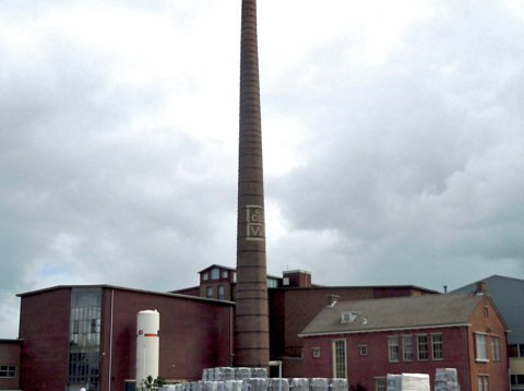 Woerden Dakpannenfabriek Foto Usine