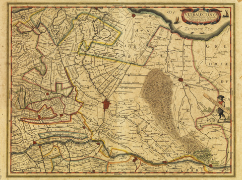 Kaart van de provincie Utrecht