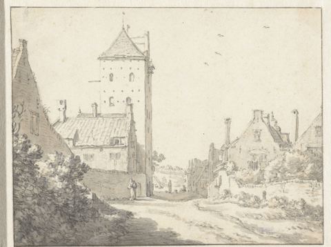 De Plompetoren van Utrecht, door Saftleven