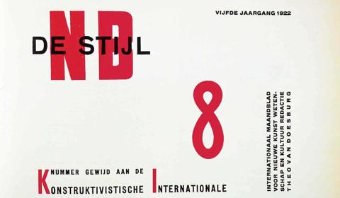 Omslag De Stijl, 5e jaargang