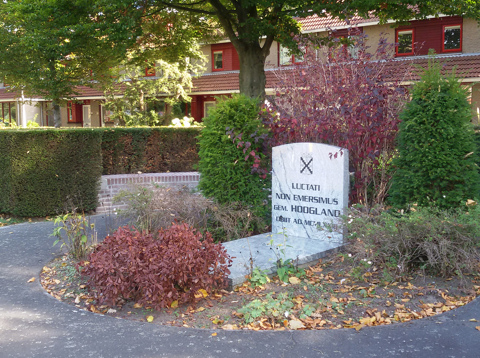 Het monument ter herdenking van de annexatie van Hoogland
