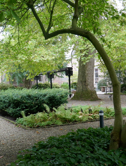 De officierstuin bij Karel V