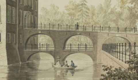 Kasteel Amerongen te Amerongen, met de dubbele toegangsbrug