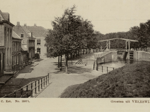 Zicht op de Oude Sluis bij Vreeswijk