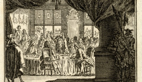Vergadering van de onderhandelaars van de Vrede van Utrecht