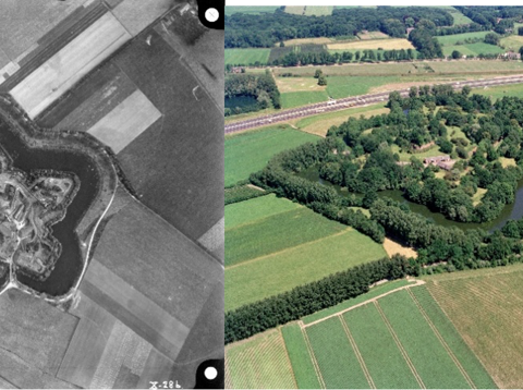 Situatie Op Fort Bij Vechten In De Jaren '50 En Jaren '90