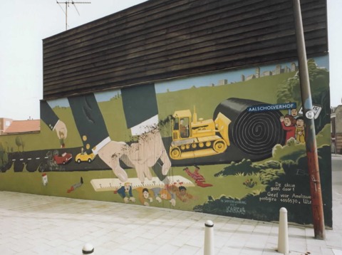 Muurschildering Amelisweerd