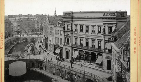 Manufacturenmagazijn A. Sinkel  in 1893