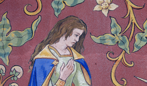 Schildering in de St. Nicolaaskerk te Jutphaas