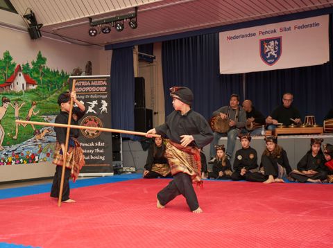 Stokgevecht Pencak Silat demodag