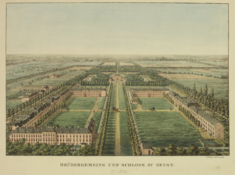 Overzicht gebrouwen Slot Zeist