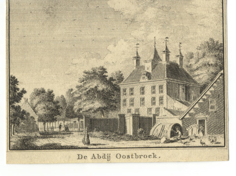 Achtergevel van het huis Oostbroek