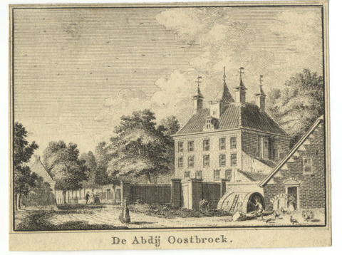 Achtergevel van het huis Oostbroek