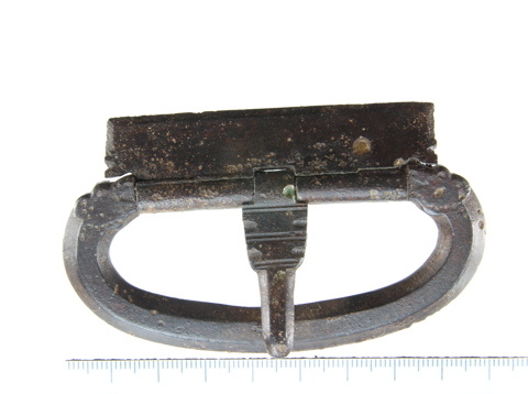 Romeinse gesp omgedraaid