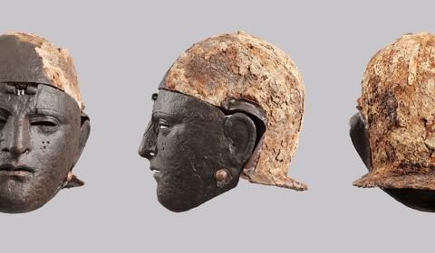 Ijzeren Gezichtshelm Ruiter