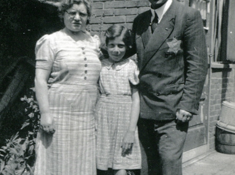 De Joodse Lou Streep met zijn gezin