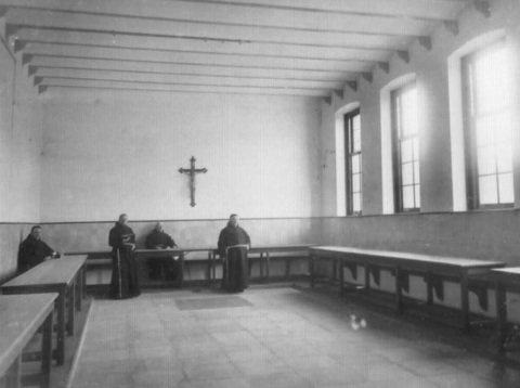 Broeders in het klooster